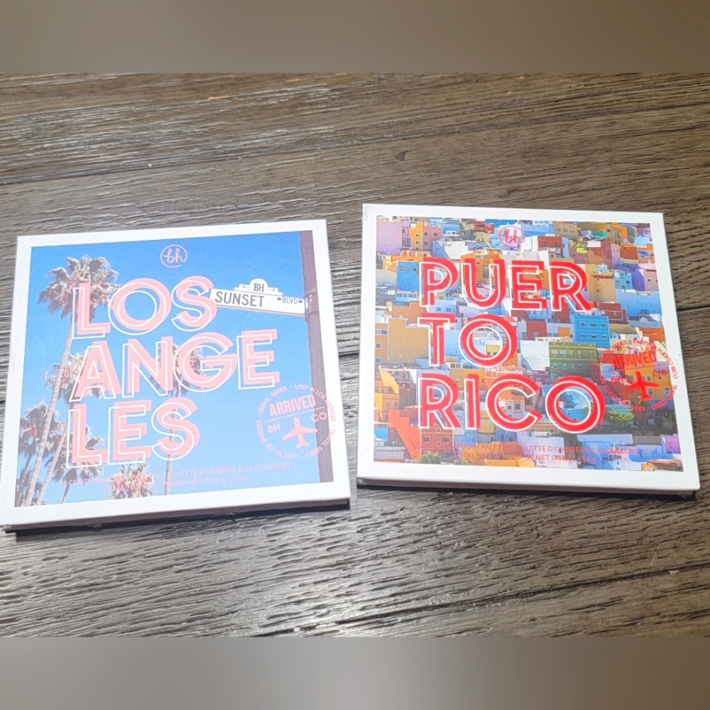 BH Cosmetics Los Angeles and Puerto Rico Palettes